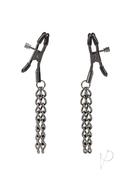 Euphoria Collection Chain Nipple Clamps - Black
