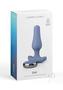 Jimmyjane Dia Rechargeable Silicone Anal Plug - Blue